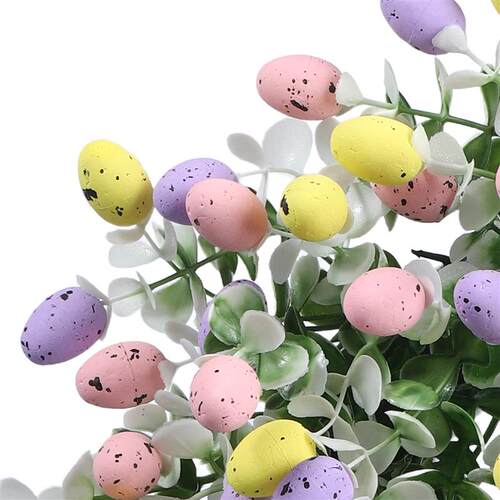 Natural Plant Nordic Easter Egg Artificial Wreath Easter Dec