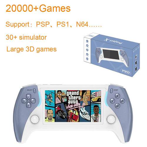 Project X Pro Handheld Game Retro Psp Dual Rocker Handheld P