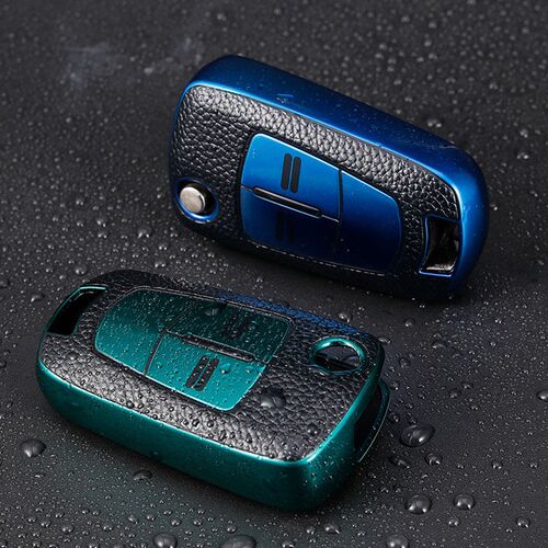 Leather Pattern TPU Remote Key ver Fob Case for Opel Vauxhal