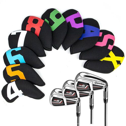 4/10Pcs Golf Irons Cover Wedges Club Protector Headcover Gol