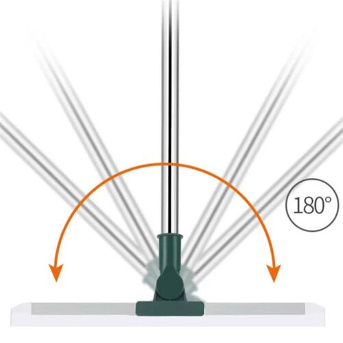 Silicone Scraper Broom with Squeegee for Floor, Glass & Bath