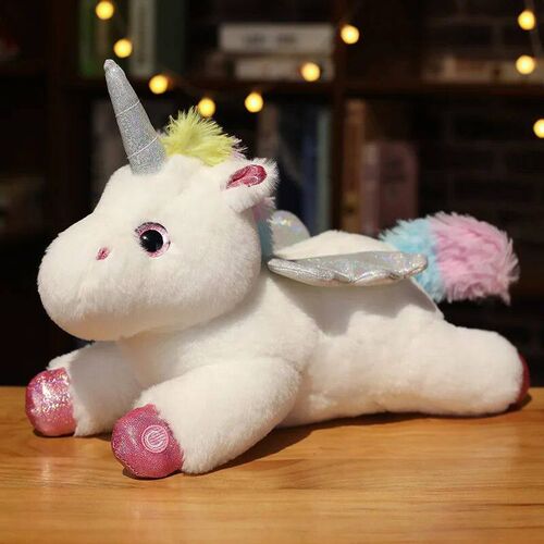 Colorful Luminous Unicorn LED Light Plush Pillow Cushion Kid