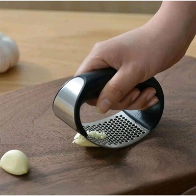 Stainless Steel Garlic Press Manual  Mincer Chopping  Tools
