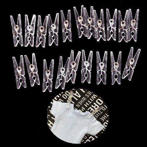 Small Clothes Pegs For Photo Clips Clothespin Paper Craft