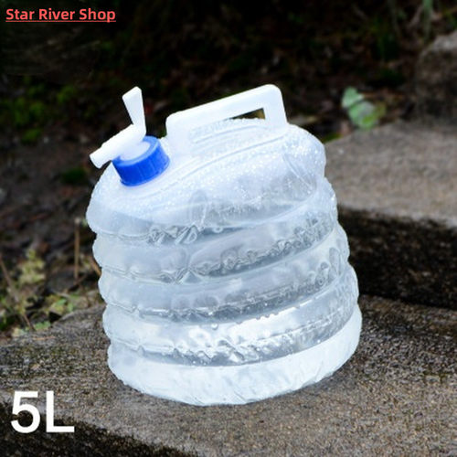5L-15L Outdoor Collapsible Water Bag Camping Foldable Water