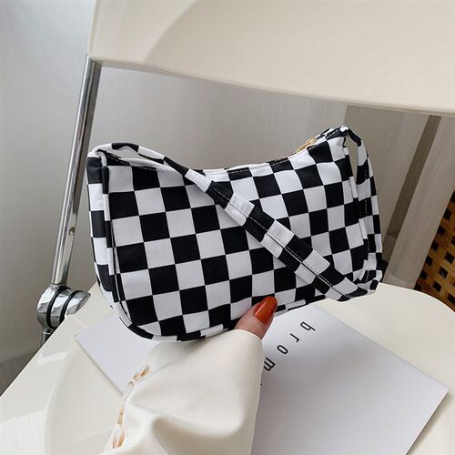 Shopper Bag for Women 2021 nd Plaid Leopard Print Nylon Fema