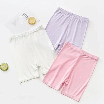 Summer Girls Shorts Modal Cotton Dance Safety Pants Beach Un