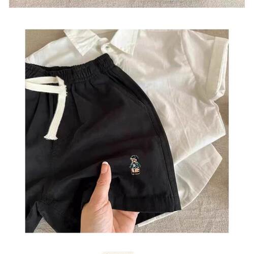 (1-7years)Childrens Summer Shorts  Korean Kidss Jeans Car