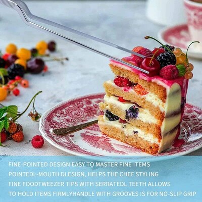 3/1Pcs Kitchen Tweezer Utensil BBQ Tweezer Food Clip Kitchen