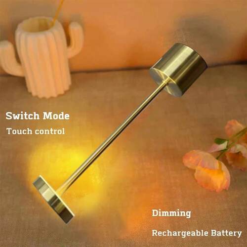 Classic Table Lamp USB Rechargeable Night Light Stepless