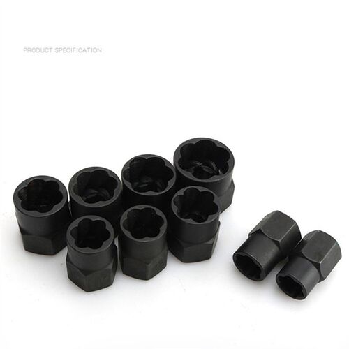 11PCS/Sleeve Nut Bolt Extractor Sleeve Set Damaged Rusty Bol