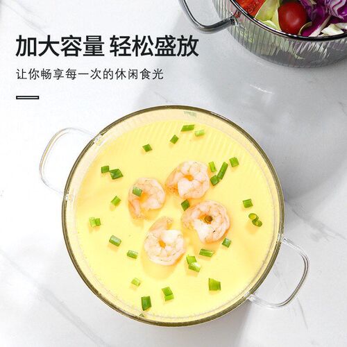 High borosilicate glass stew pot, household transparent soup