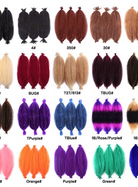 Marley Twist Afro Crochet Braids Soft Spring Kinky Hair For