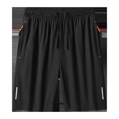 Summer Mens Ice Silk Shorts Mens Large Size Quick-drying C