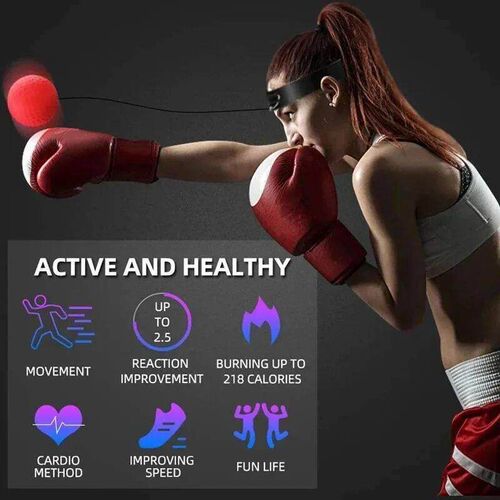 Punching Ball Boxing Reflex Ball with Head-mounted Fighting