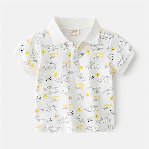 Smll nd Medium Boys Summer Cotton Short-sleeved Polo Shirt S