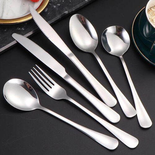 Stainless steel spoon fork thickened one spoon fork table sp