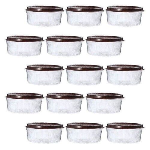 25 Pcs Cake Box Boxes Dessert Container Portable Plastic