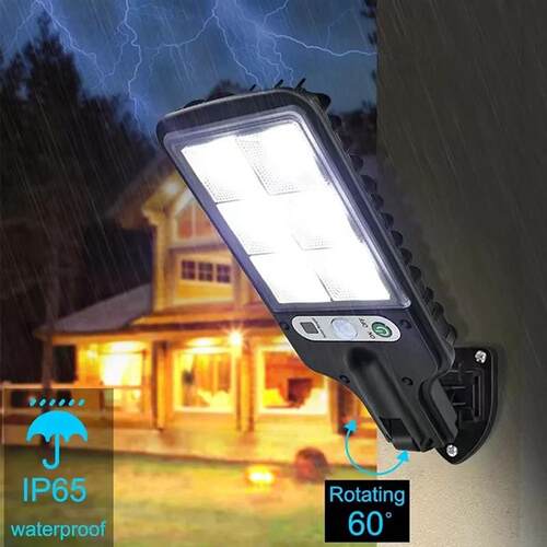 Solar Outdoor LED Wall Light with Human Body Waterproof 3mod