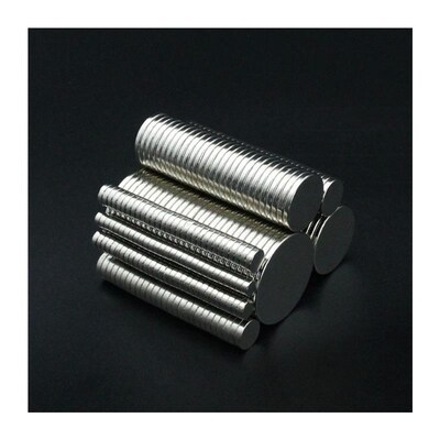 Round Magnet 3/4/5/6/7/8/10/12/15/18/20/25/30X2mm Neodymium