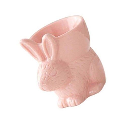 E15D Rabbit Eggs Cups Handmade Ceramic Soft Boiled Eggs