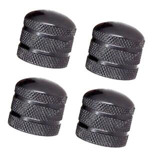4PCS Plated Guitar Bass Dome Tone Volume Control Knobs For