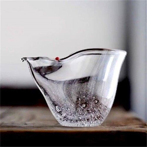 250ML Gourd Air Bubble Glass Fair Cup Tea Pitcher
