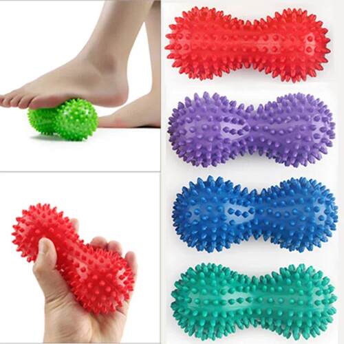 Foot Massage Roller Peanut Double Lacrosse Spiky Ball Myofas