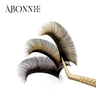 Abonnie Brown Individual Eyelashes Extension All Size Lashes