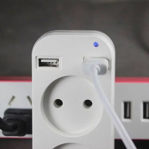 1pcs European Plug Conversion Plug Multifunctional Socket Po