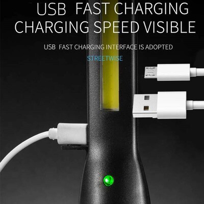 Portable COB Work Lights With Magnetic Rechargeable LED Flas