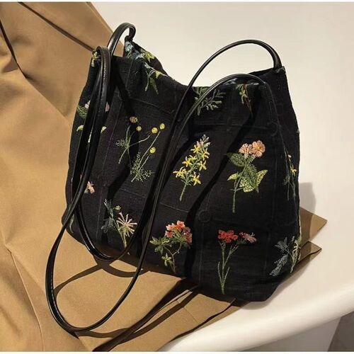 Large Capacity Bags for Women Summer 2025 Canvas Casual Shou