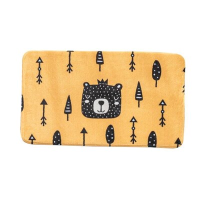 Absorbent felt bedroom entrance door mat bathroom rug carpet