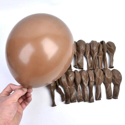 Cream Brown White Sand Balloons Pink Matte Beige Balloon Arc