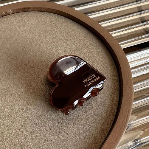 3.5cm Small Hairclaw Acetate  Hair Crabs for Girls Cute Hear