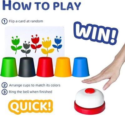 Quick stacking cup timer Game Classic Matching Speed Cup toy
