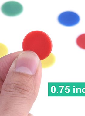 500 Pieces Counters Counting Chips Plastic Markers Mixed Col