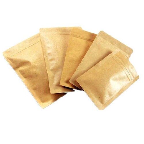10Pcs Kraft Paper Sachet Food Grade Seal Aluminium Foil