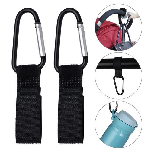 1/2/4Pcs Stroller Hooks Wheelchair Stroller Pram Carriage Ba