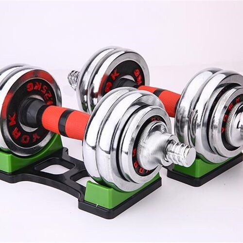 1set 15kg Adjustable dumbbell mens fitness equipment househ