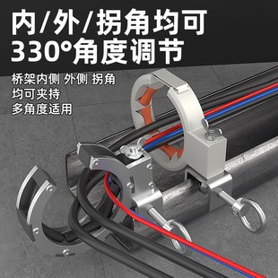 桥架放线神器电缆放线辅助滑轮z穿线拉线神器拉电缆架走线专用工