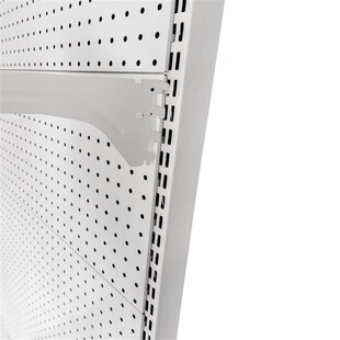 配件洞洞板c书架层板支架超市货架加固横梁侧网挂钩白色黑色层板