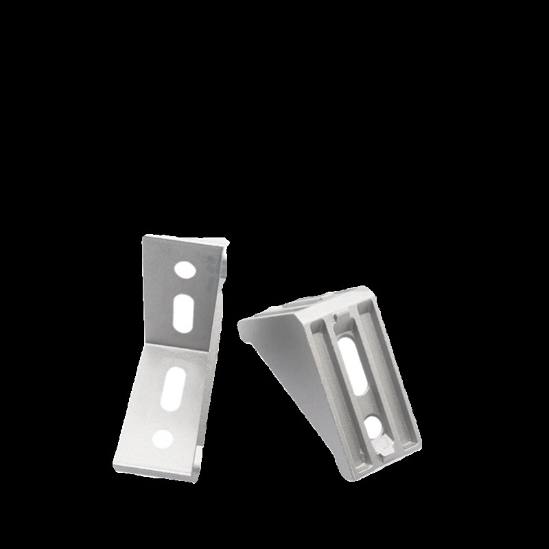 角码4080角件 L型连接件40*80铝合金连接M 直角90度角 加厚加强