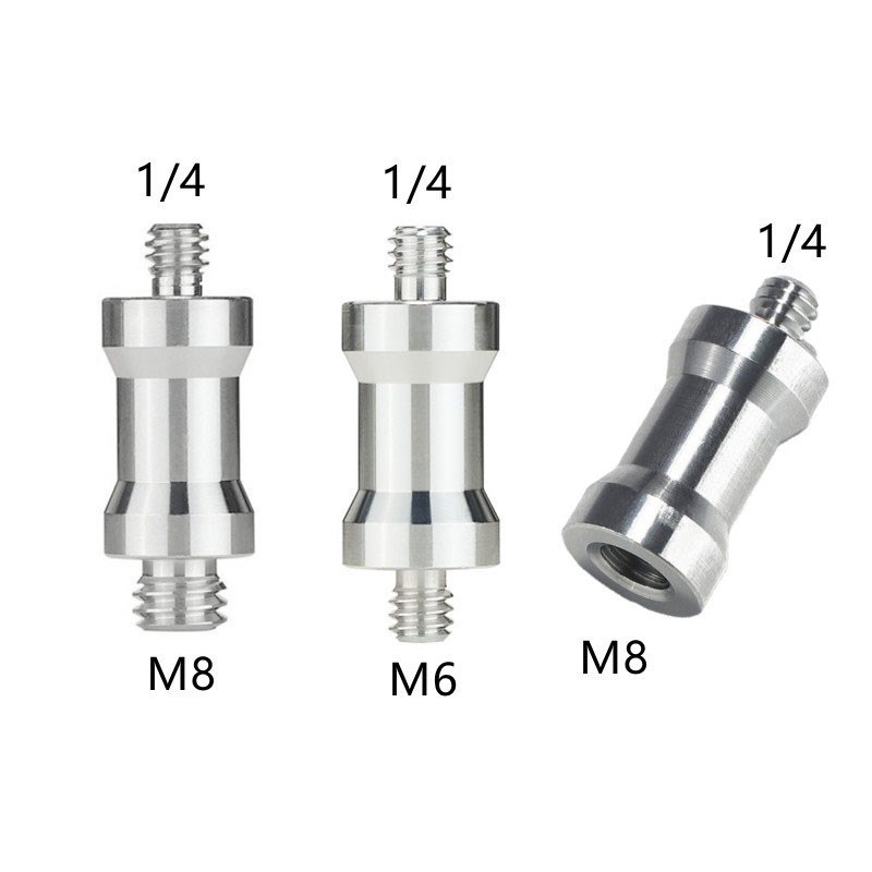 相机螺丝英制1/4转nM6M8摄影器材闪光灯直墦架转换螺母云台三脚架