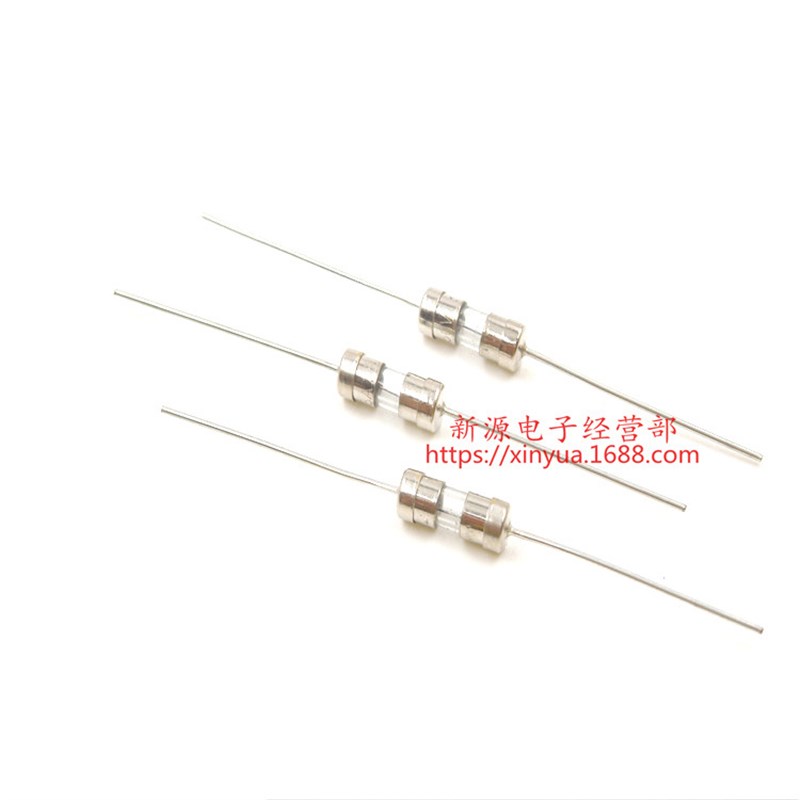 玻璃保险管 电流 250V 3.6*10 1A 保险管 保险丝 1安 快断 带脚