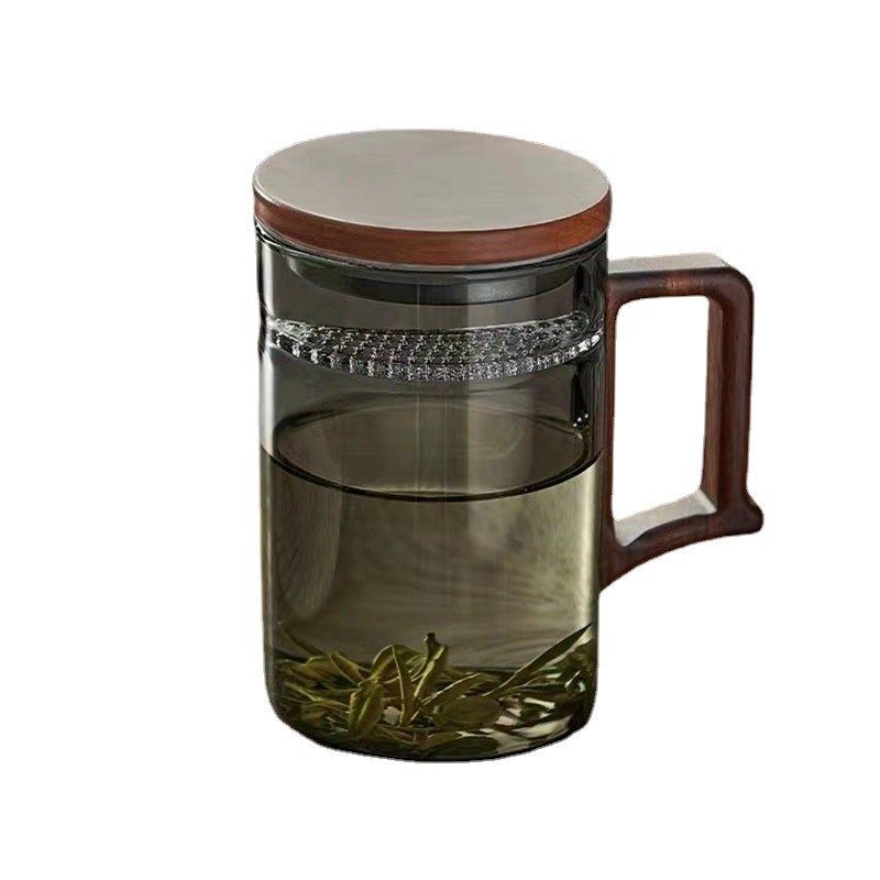 现货供应家用高硼硅玻璃带把泡茶水杯办公室透明玻璃绿茶杯月牙杯,餐饮具,玻璃杯,淘宝优惠券,粉丝福利购,淘宝优惠卷