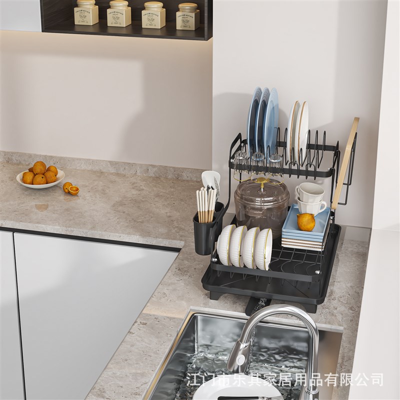 厨房水槽台面沥水碗架放碗架沥水篮架碗碟收纳架沥碗筷收纳置物架