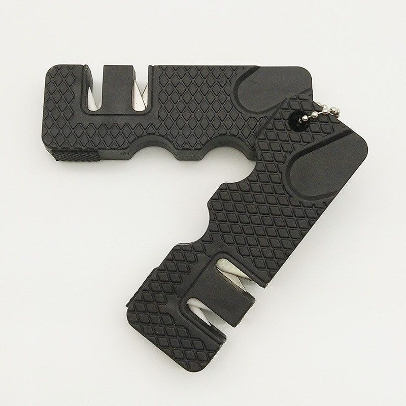 便携户外式磨刀器钨钢陶瓷磨刀器厨房小工具迷你磨刀工具现货