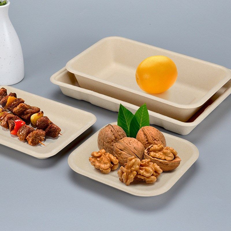 一次性盘子 纸碗家用烧烤蛋糕蔗浆纸盘手工diy绘画纸碟,餐饮具,可降解餐具/环保餐具,淘宝优惠券,粉丝福利购,淘宝优惠卷