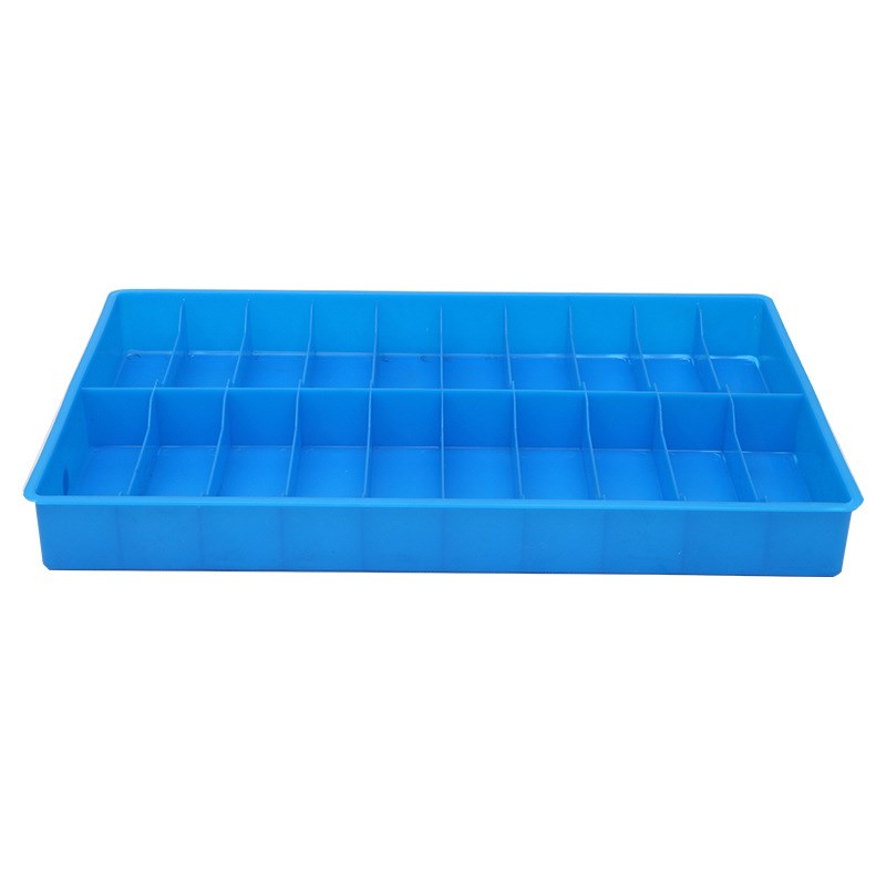 长方形塑料分格箱加厚五金螺丝分隔零件盒工具物料盒周转箱格子箱